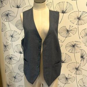 Givenchy wool/silk vest M unisex